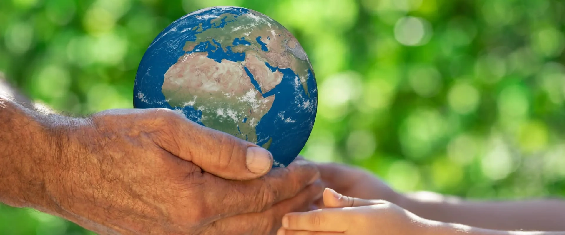 Día de la tierra conectado con el planeta sostenibilidad y medio ambiente